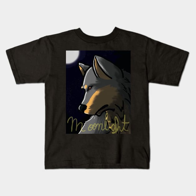 Moonlight Kids T-Shirt by Absel123